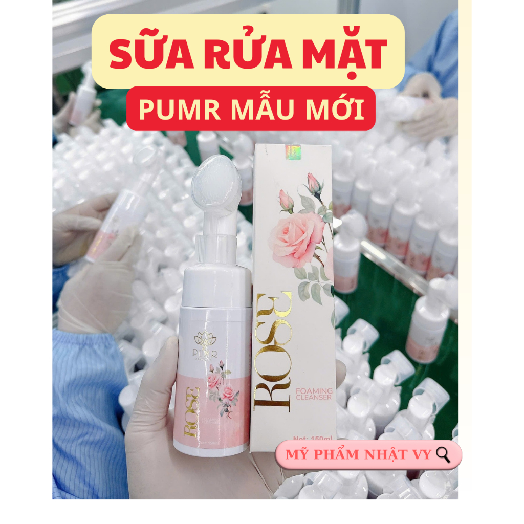 [CHÍNH HÃNG GIÁ SỈ] SỮA RỬA MẶT PUMR CHIẾT XUẤT HOA HỒNG