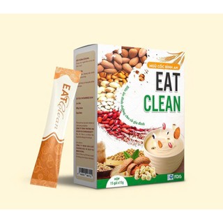  Bột ngũ cốc dinh dưỡng Bình An Eat Clean bữa ăn dinh dưỡng cho cả gia đình - Hộp 15 gói x 15g 