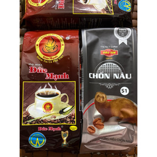  Combo 2 gói cà phê   1 gói Đức Mạnh 500g và 1 chồn nâu Bảo Tín 500g  