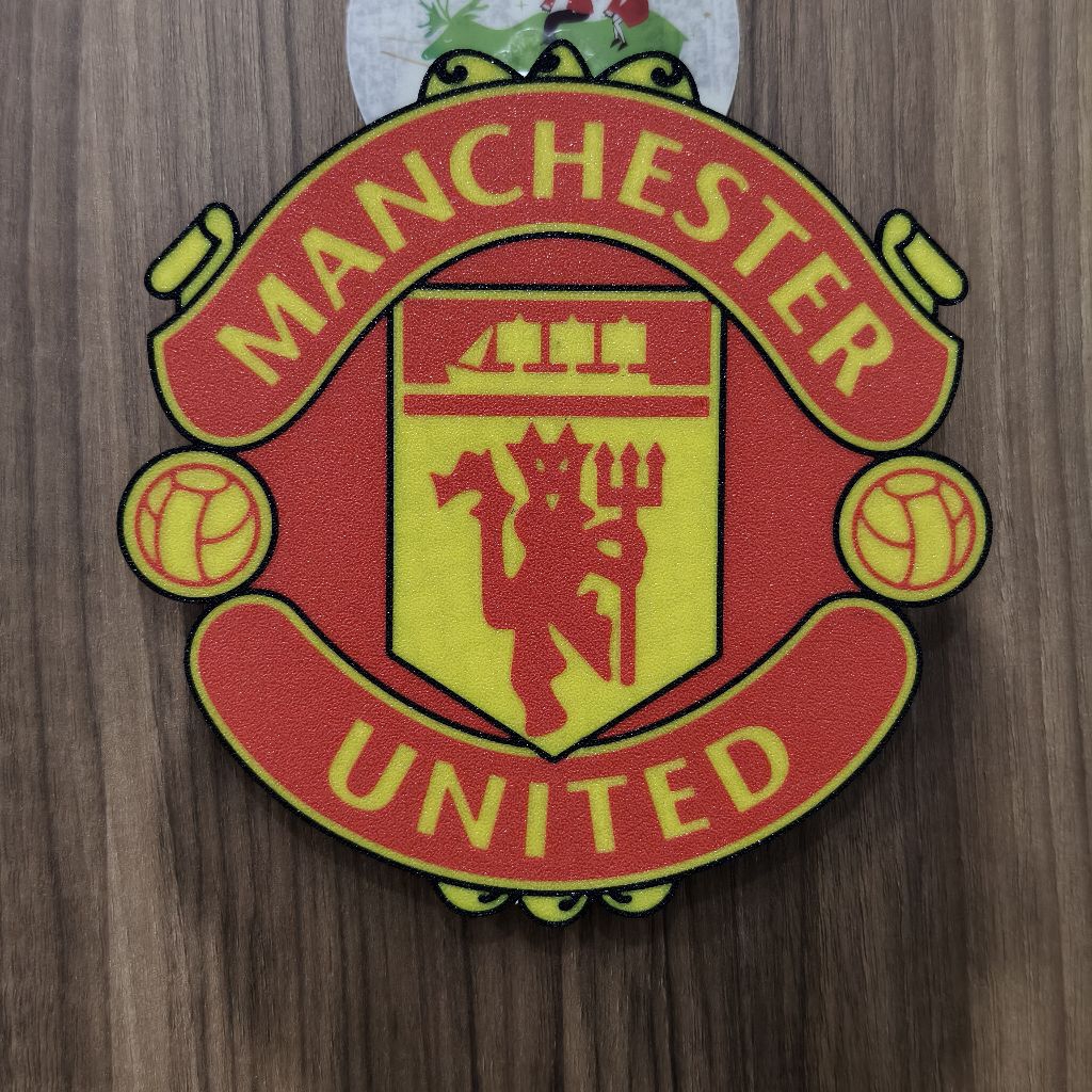 Decor trang trí - Logo Quỷ đỏ thành Manchester - MANU - MU - Manchester United