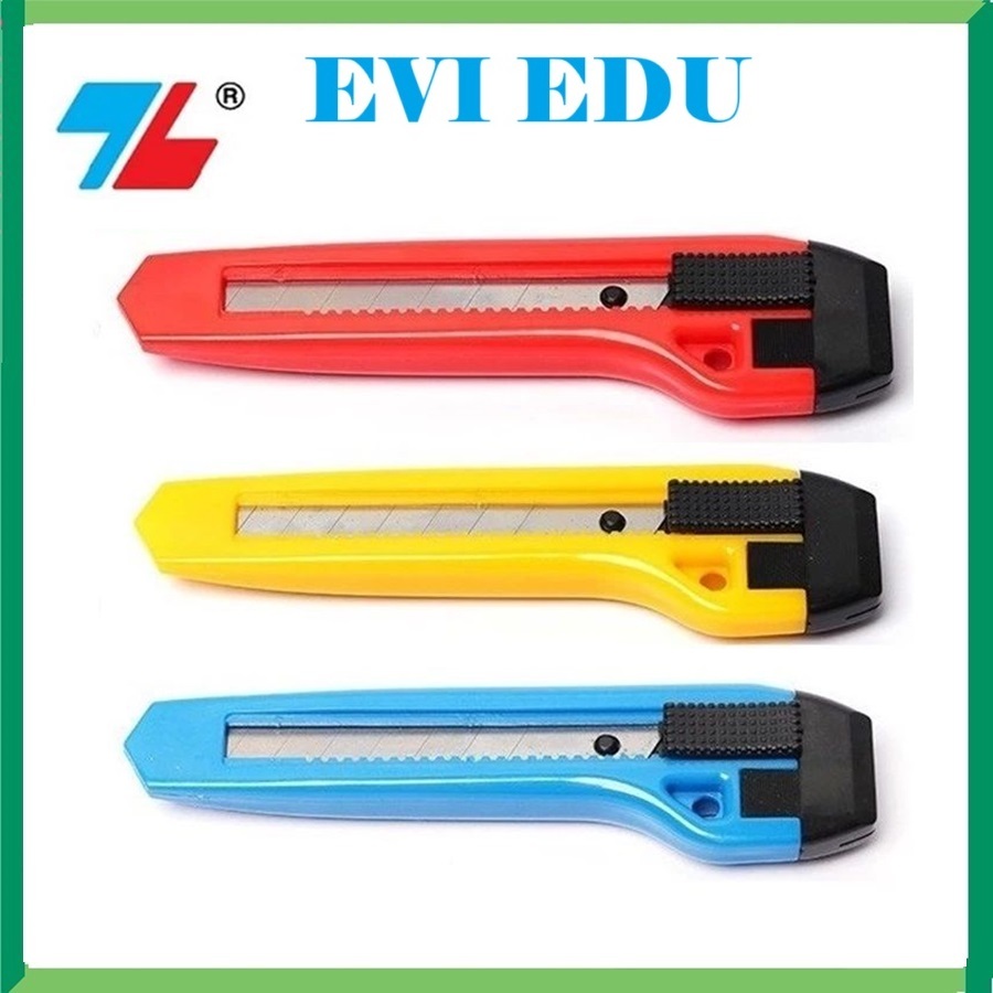 Combo 3 dao rọc giấy Flexoffice KN02 / KN04 - Dao rọc giấy Thiên Long sử dụng lưỡi to BL02 / BL-02