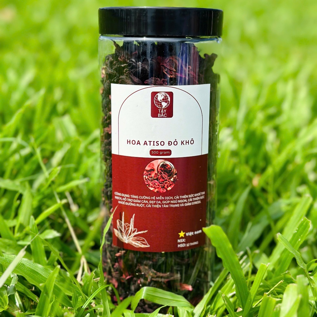 trà hoa atiso đỏ khô, trọng lượng 300 gram