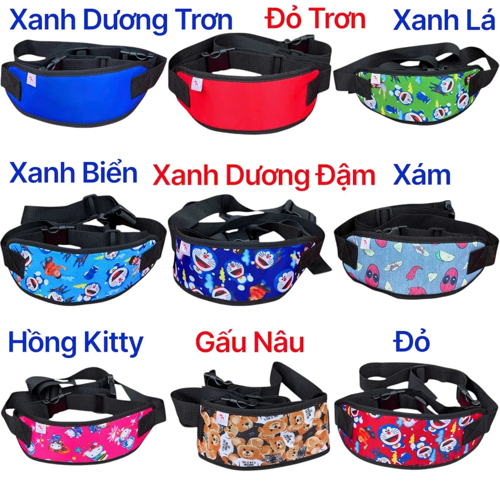 Motorcycle belt for children 1-5 years old, wear in front, behind the belt, safe for children when r