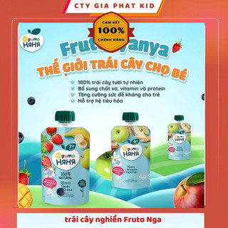  Fruto Nga – Trái Cây Nghiền túi 90g nhiều vị cho bé 