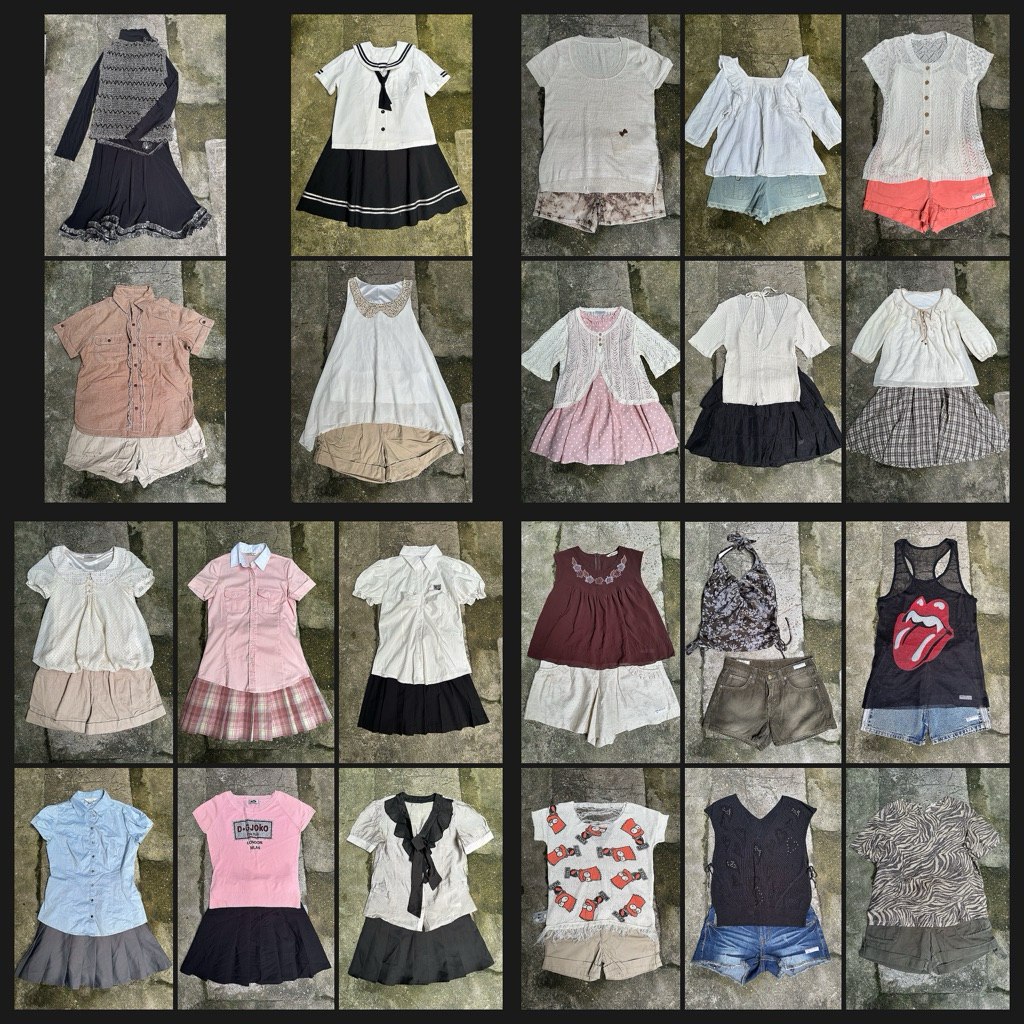 [2hand][31/8] Set đồ phối sẵn, mori girl, fairy, nhiều style
