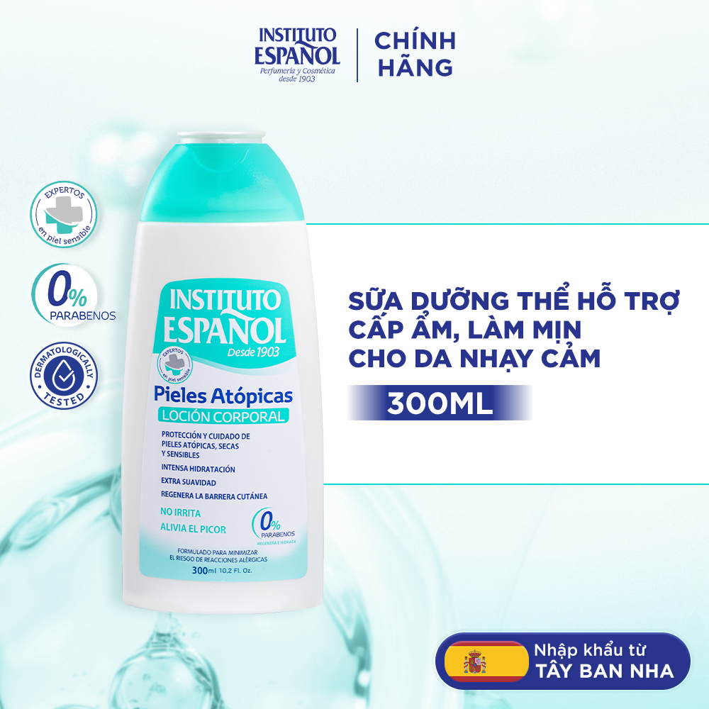 [KOL] Sữa Dưỡng Thể Hỗ Trợ Cấp Ẩm, Làm Mịn Cho Da Nhạy Cảm Instituto Espanol Pieles  Atopic Lotion 3