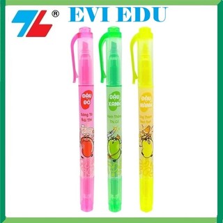 Combo 3 bút dạ quang HL-03 / Bút nhớ dòng 2 đầu 3 màu Thiên Long HL03 / HL-03/Luck