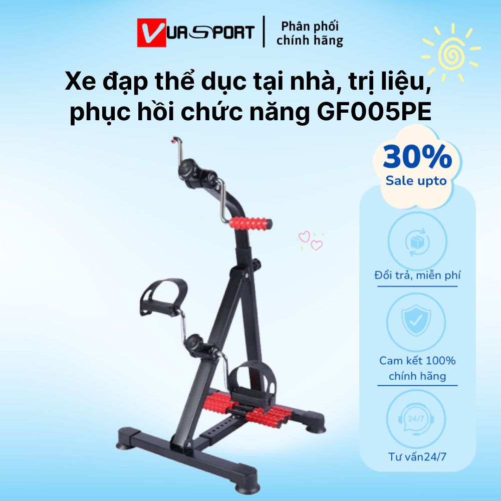 Xe đạp tập phục hồi chức năng tay chân, xe tập thể thao tại nhà GoodFit GF005PE