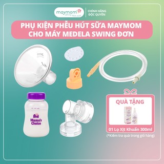  Bộ Phụ Kiện Máy Hút Sữa Medela Swing Thương Hiệu Maymom Phễu Size Từ 10-32mm 