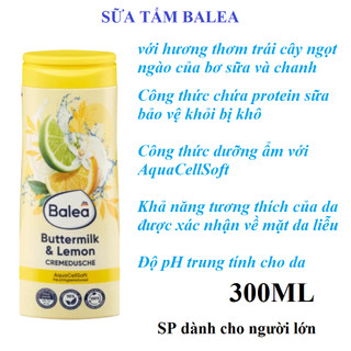 Sữa tắm Balea Đức  dành cho trẻ em và người lớn 300ml&750ml