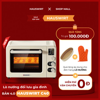 Lò nướng đối lưu gia đình HAUSWIRT C40 40lit phiên bản 4.0 (nội địa tiếng Trung) chuẩn nhiệt