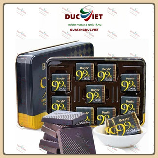 SOCOLA -DARK CHOCOLATE 80% - 99% COCOA 108G Socola đắng Beryl's cacao dark chocolate 99% 80% - hộp thiếc 108g