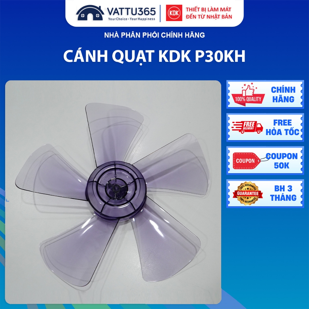 Cánh quạt KDK P30KH, đường kính 30cm, 5 cánh, Giao hàng nhanh | Chính hãng, SX tại Malaysia