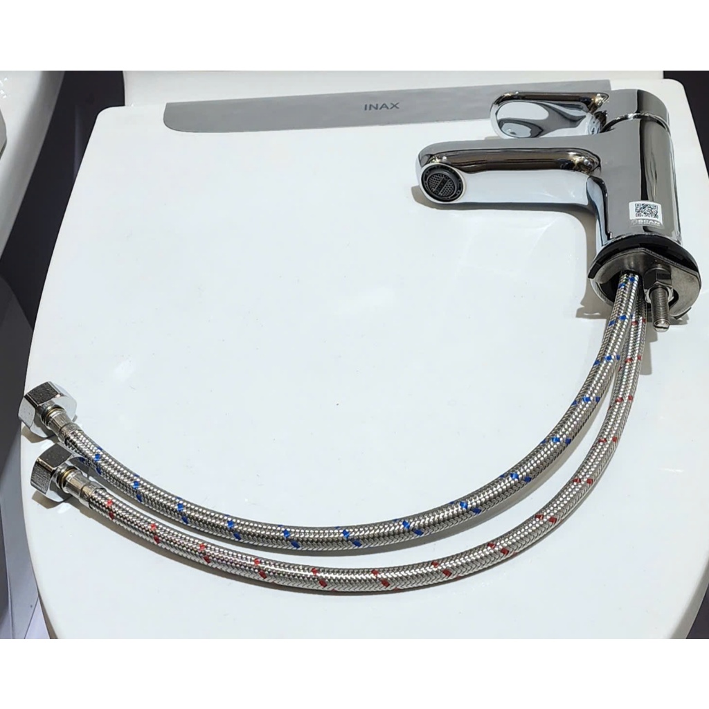 Vòi Nóng Lạnh Chậu rửa Lavabo Chính hãng Inax LFV-1402S (Không bao gồm đầu xi phông)
