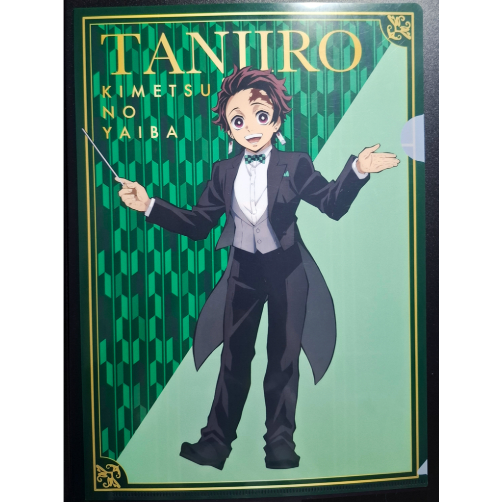 A3 clearfile Tanjirou, Zenitsu, Enmu - anime Kimetsu No Yaiba / Demon Slayers chính hãng Nhật