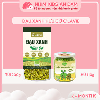 Đậu xanh hữu cơ c'lavie - nấu cháo ăn dặm, nấu chè, nấu sữa hạt