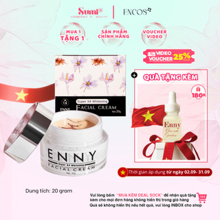  Kem Dưỡng Face X4 Dưỡng Trắng Da Mặt ENNY SAFFRON Dưỡng Ẩm Phục Hồi Da Ban Đêm 30 Gram 