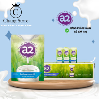   HÀNG CHÍNH HÃNG CÓ TEM  Sữa bột A2 nguyên kem dạng túi 1kg và sữa pha sẵn dạng hộp 200ml hộp cho bé 