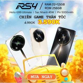   Voucher 100K  Điện Thoại Itel RS4 | HelioG99U | NFC | 5000mAH | 120Hz| Sạc 45W | BH 1 Năm 