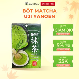 Bột trà xanh Matcha Uji Yanoen 30g - Hachi Hachi Japan Shop