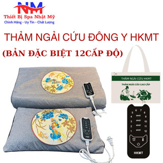  Thảm Ngải Cứu Điện Đông Y HKMT 12 Cấp | Đệm Ngải Cứu Sưởi Ấm Hỗ Trợ Thư Giãn Đau Mỏi Toàn Thân Giúp Bảo Vệ Sức Khoẻ 