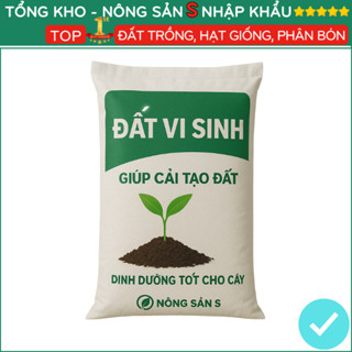  Đất sạch vi sinh giàu chất dinh dưỡng diệt trùng kháng khuẩn cực tốt chuyên trồng Rau Củ Quả.. đạt năng suất cao 