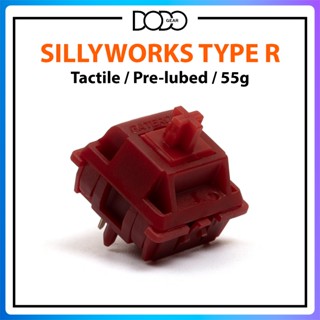 Switch Gateron Sillyworks Type R PIN Tactile 55g công tắc bàn phím Switch HMX Sillyworks Gateron Type R DoDo Gear