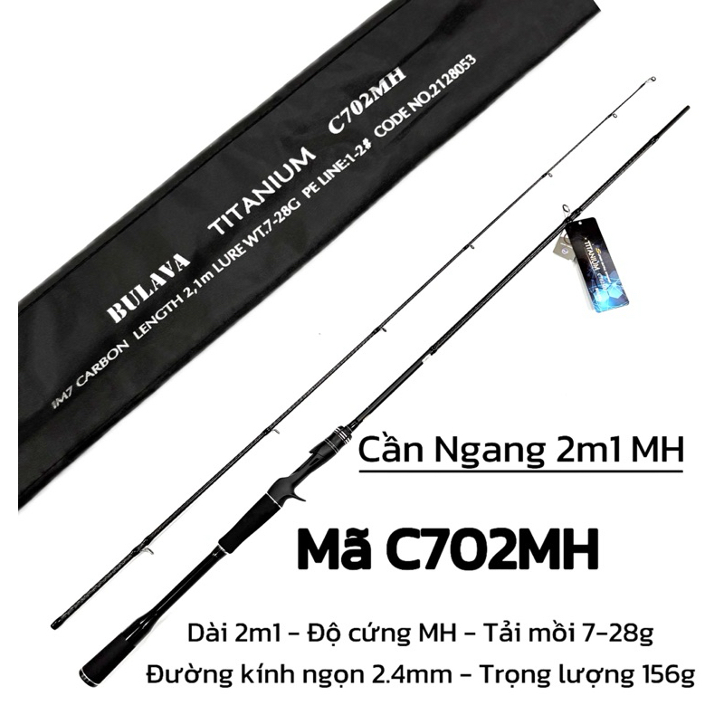 [VT THUẬN] Cần câu Bulava Titanium mẫu mới nhất 2025 (Không Bảo Hành)
