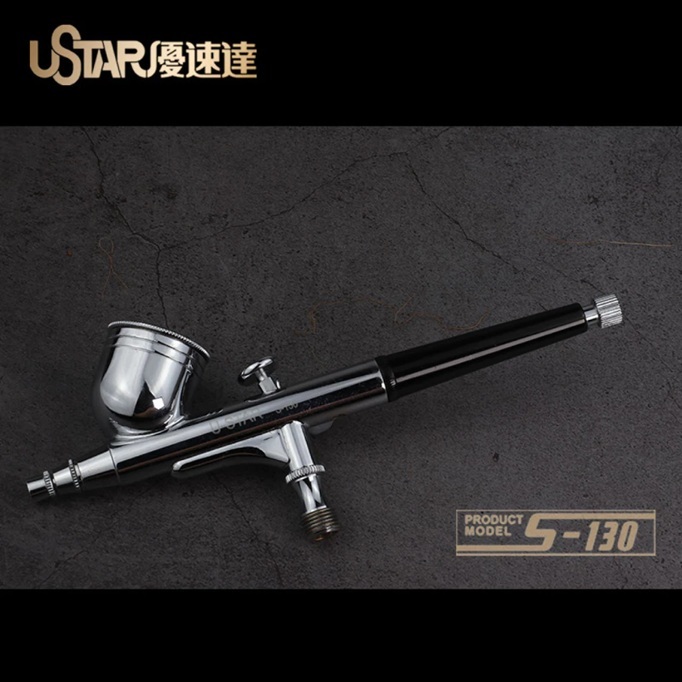 BÚT SƠN MÔ HÌNH USTAR - GRAVIRTY FEED DOUBLE ACTION AIRBRUSH