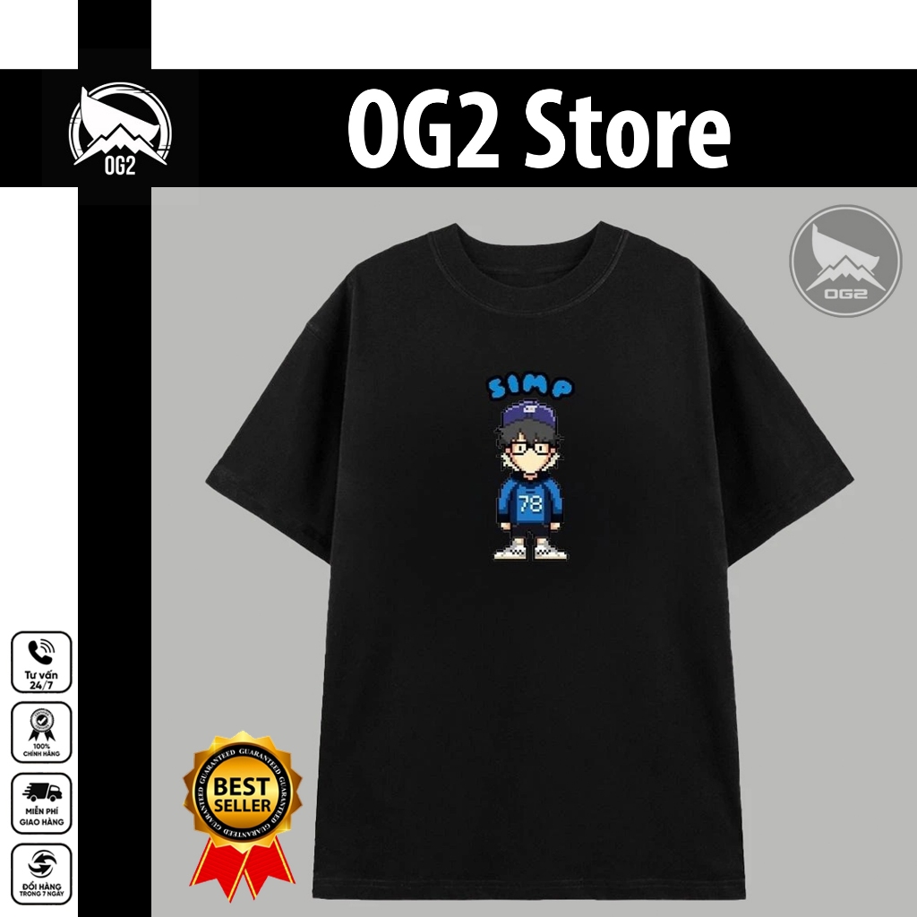 Áo thun "SIMP" - T-shirt "LONG" - "PLAYER" [LOW G PIXEL COLLECTION]