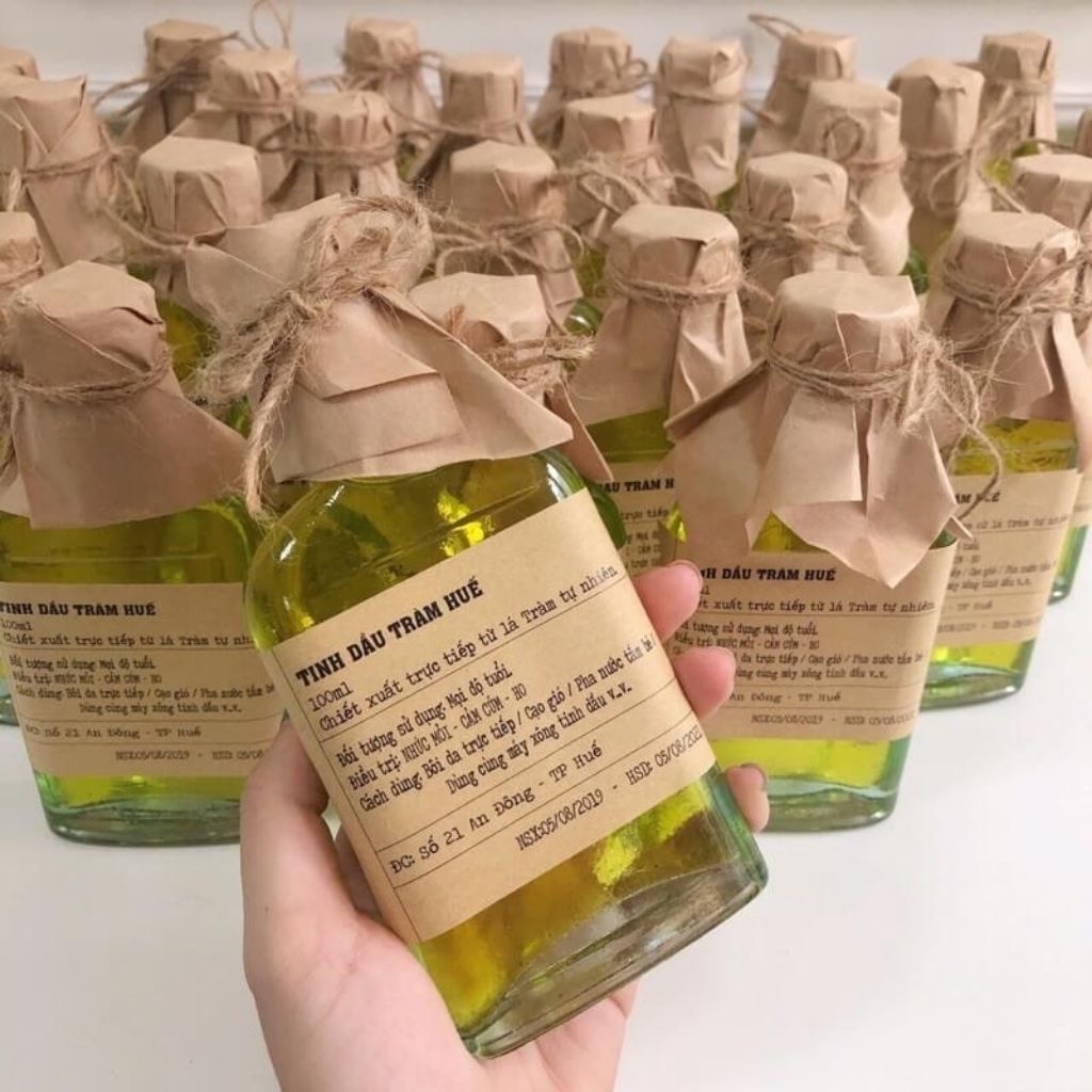Tinh dầu tràm thiên nhiên nguyên chất Huế có kiểm định