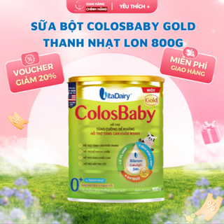 [Bác Sĩ Đăng] Sữa Bột Pha Sẵn ColosBaby Gold Thanh Nhạt 800g