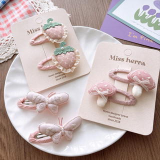 Set kẹp hồng dâu, nấm cho bé gái