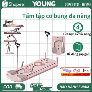 Bảng tập bụng đa năng 5 trong 1 tại nhà, tập bụng, chống đẩy, thiết bị tập luyện đa năng, có thể gấp lại, có hẹn giờ