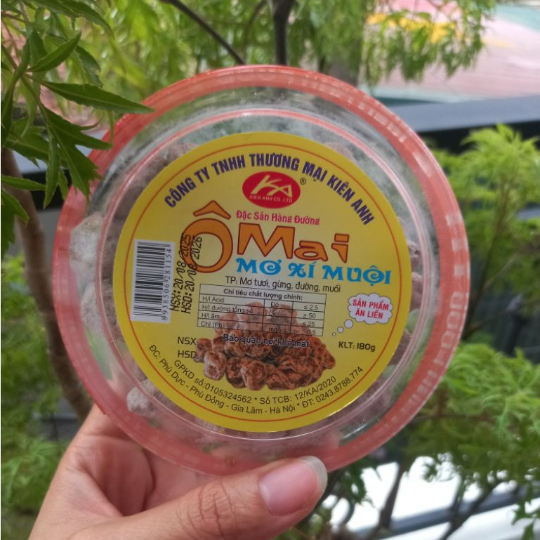 Ô mai Kiên Anh (10 vị) 180g