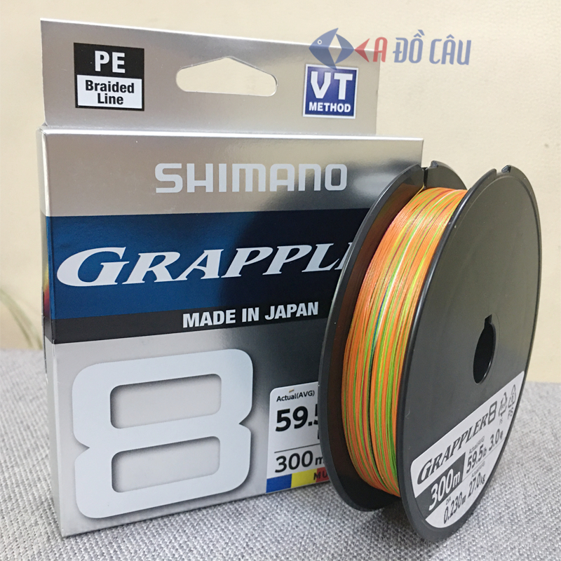 Dây PE X8 Shimano Grappler 8 Nhật Bản | dây 5 màu