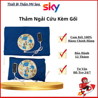 Thảm, Gối Ngải Cứu Điện, Đệm Sưởi Ngải Cứu Đông Y Nội Địa Trung Hỗ Trợ Đau Vai Gáy, Lưng, Xương Khớp