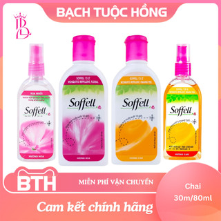 Xịt xua muỗi Soffell hương hoa, hương cam giúp chống muỗi trong suốt 8 giờ