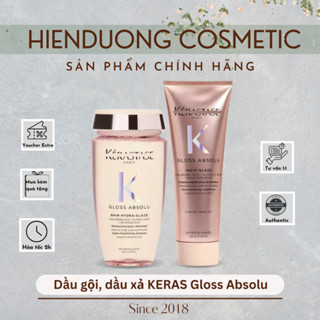  Dầu gội dầu xả KERAS Gloss Absolu | Gội xả cao cấp cho tóc thơm mềm bóng mượt 
