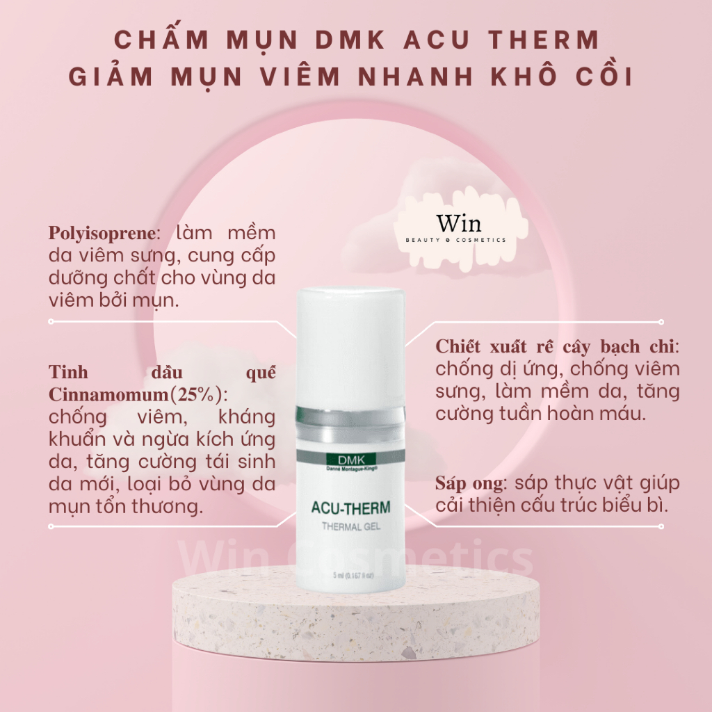 [Hàng Cty] Chấm Mụn DMK ACU THERM GEL - Wincosmetic