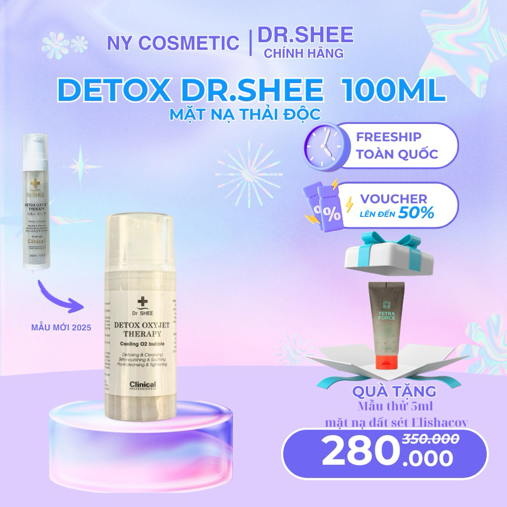 Mặt Nạ sủi bọt Thải Độc da Drshee 100ml