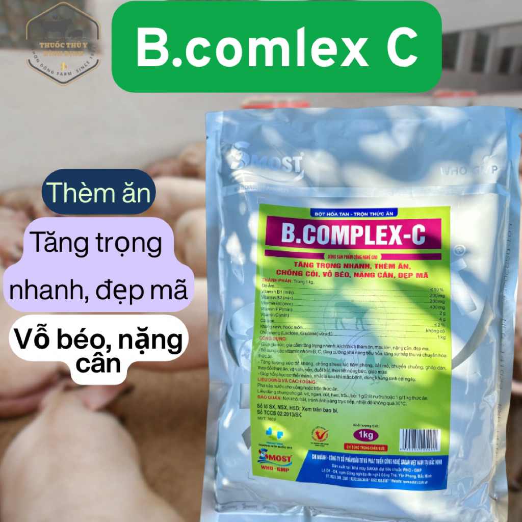 Bcomlex C 1kg hàng chính hãng sakan