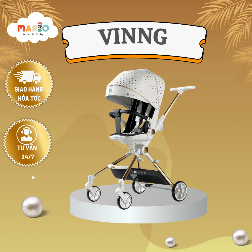 Xe đẩy 2 chiều gấp gọn Vinng Q7 195