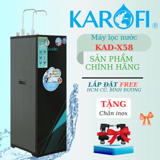Máy lọc nước nóng lạnh Karofi KAD-X58 11 lõi - Sài block - Đời 2025 cao cấp - Free lắp đặt HCM