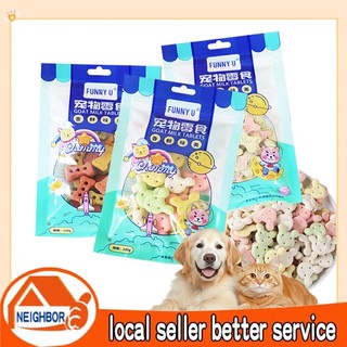  Viên canxi sữa dê cho chó mèo bánh thưởng phomai bổ sung dinh dưỡng cho thú cưng  100gr  