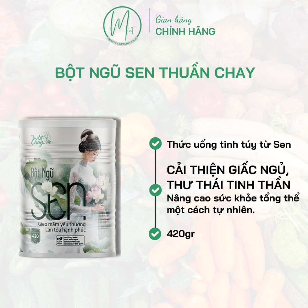 Bột Ngũ Sen Thuần Chay Tâm An 420gr