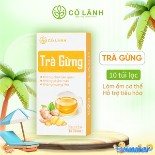  Cỏ Lành - Trà Gừng Túi Lọc - Làm Ấm Cơ Thể Hỗ Trợ Tiêu Hóa 