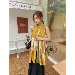Khăn choàng lụa đi biển - Khăn choàng lụa thanh lịch size 90x180cm