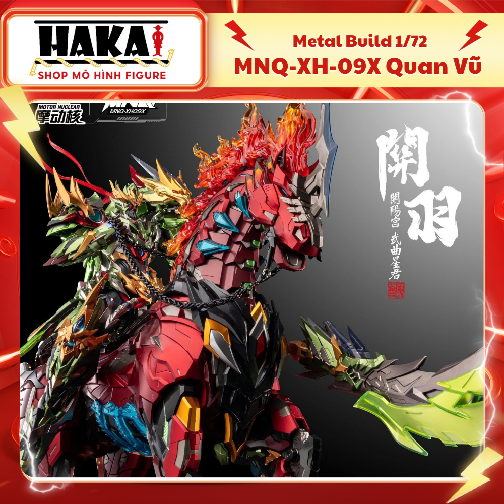 Mô hình Metal Build MNQ-XH-09X Quan Vũ (Guan Yu ) - Mô hình Figure Hakai shop
