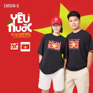  Áo phông unisex người lớn nam nữ Việt Nam CANIFA S áo thun yêu nước Quốc Khánh 2 9 5TS25S049 
